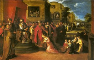 استير قبل أحشويروش بواسطة فرانس فرانكن الأول